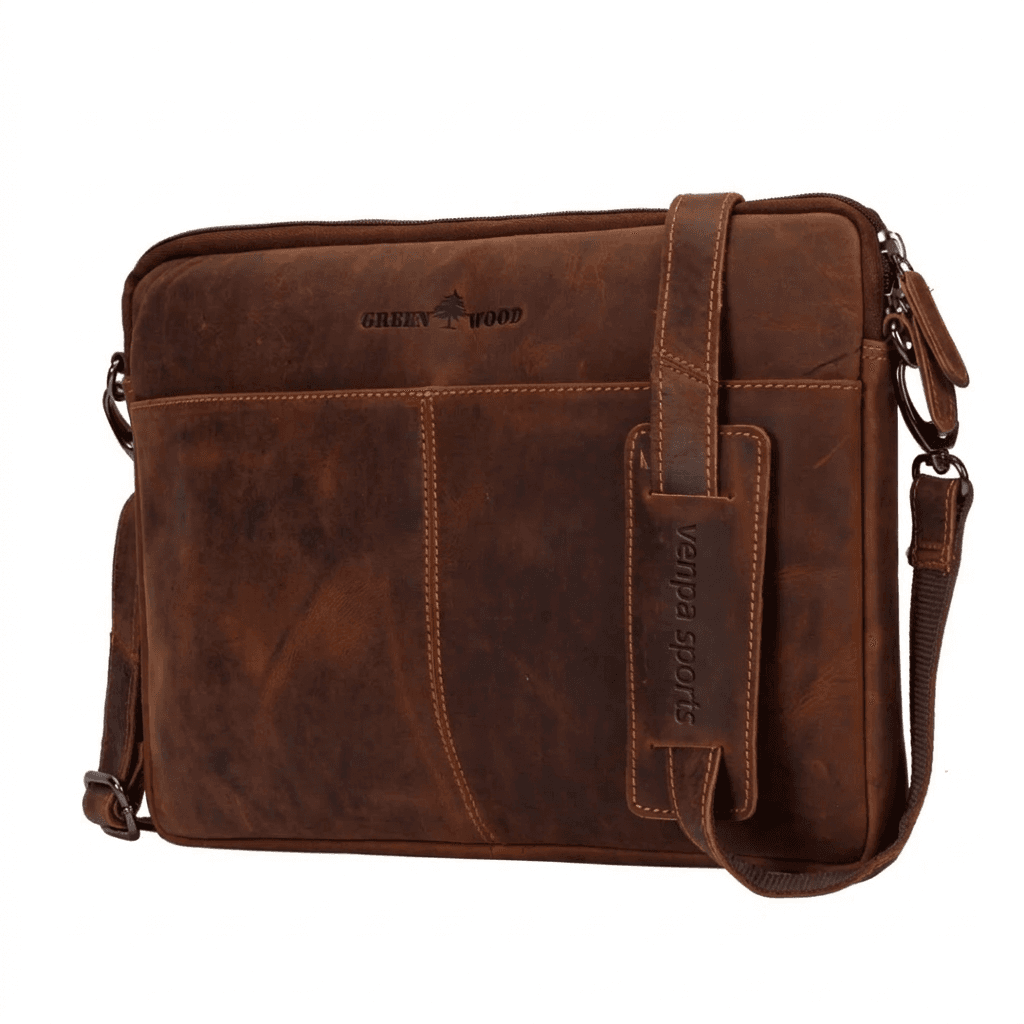 Slim Messenger Laptop Bag view 1
